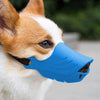 Silicone Dog Muzzle, Small, Blue - Anti-Bark Bite, Breathable