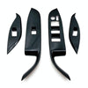 For Toyota 2022 VOXY/Noah 90 Series Right-hand Drive Glass Switch Panel Modification Sticker(Piano Black)