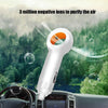 EP501 USB Mini Car Removal Second-hand Smoke PM2.5 Negative Ion Air Purifier(Black)