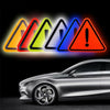 Car Tail Triangle Reflective Stickers Safety Warning Danger Signs Car Stickers(Green)