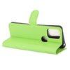 For Alcatel 3X 2020 Litchi Texture Horizontal Flip Protective Case with Holder & Card Slots & Wallet(Green)