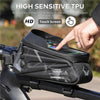 WEST BIKING Bicycle Bag EVA Hard Shell Front Beam Bag Mobile Phone Waterproof Upper Tube Bag Mountain Bike Riding Equipment, Size: 1.7L(Black)