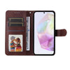 For Samsung Galaxy A56 5G Classic Calf Texture Flip Leather Phone Case(Brown)