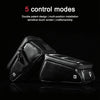 Rhinowalk Bicycle Front Tube Bag Waterproof Mobile Phone Touch Screen Multi-function Bicycle Handlebar Bag(Matt Black)