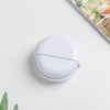 Desktop Portable Storage Box Headset Drug Round Storage Box(White)