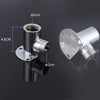 With Base Top Spray Rod Shower Tube Stainless Steel Shower Outlet Pipe Elbow, Size: 29.5cm