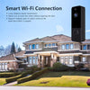 Wireless WiFi Video Doorbell 720P HD, AI, Motion Detection, No Battery