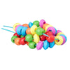 100 PCS / Set Letter+Traffic Children Stringing Threading Toys Early Education Cognitive Wooden Beads