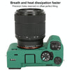 For Sony ILCE-7CM2 / A7C II / A7CR Glossy Soft Silicone Protective Case(Green)