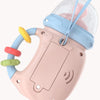Early Education Baby Toy Newborn Light And Music Electric Comfort Milk Bottle Rattle(Pink)