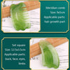 Resin Scraping Sheet Massage Facial Tendon Stick Beauty Salon Shave Board Acupuncture Pen, Color Classification: Resin  Yellow Meridiary Comb