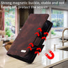 For Asus Zenfone 9 Magnetic Clasp Flip Leather Phone Case(Brown)