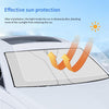 Car Windshield Sun Protection Heat Insulation Special-shaped Sunshade, Size: Small