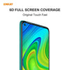 For Redmi 10X 4G/Redmi Note 9 5 PCS ENKAY Hat-Prince 0.26mm 9H 6D Curved Full Screen Eye Protection Green Film Tempered Glass Protector