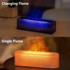 Lava Flame Aromatherapy Machine Air Atomizing Humidifier With Colorful Light, Model: DQ709 PRO  Black