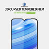 For Xiaomi Redmi 10X 5G PINWUYO 9H 3D Curved Full Screen Explosion-proof Tempered Glass Film(Black)