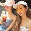 Cat Eye Sunglasses Current Trigonal Light coloured Lens Sunglasses(Pink)