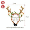 Christmas Antler Headband for Dogs & Cats - Large