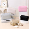 Simple Travel Large Capacity Cosmetic Bag Lipstick Toiletries Storage Bag, Color: Small Pearl White