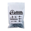 RUITOOL ST4 100pcs Woodworking Slant Hole Screws Half Tooth Self Tapping Phillips Bolt 63mm