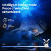 G003 Moon Rabbit Starry Sky Projection Lamp Bedroom Laser Atmosphere Light(White)