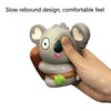 2 PCS TTPU1209 Color Printing Koala Slow Rebound Decompression Toy(Pink)