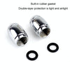 Automobile Valve Core Cap Tire Anti-deflation Valve Decoration(Titanium Black)