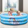 Household Indoor and Outdoor Children Round Three Rings Inflatable Swimming Pool Ball Pool, Size:90 x 30cm(Blue Donut)