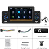 A3107 5 inches Car MP5 Wired CarPlay Universal Bluetooth Player With Microphone, Style: Standard+ 4 Lights Camera
