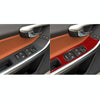 Car Window Lift Decorative Sticker for Volvo V60 2010-2017, Left and Right Drive (Red)