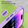 For iPhone 14 Pro Max MagSafe Frosted Translucent TPU + PC Full Coverage Phone Case(Dark Purple)
