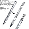 Umbrella Rope Needle Marlin Spike Bracelet DIY Weaving Tool, Specification: 4 PCS / Set Silver