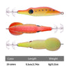 HENGJIA SJ042 Squid Steel Filament Shrimp Bionic Bait Sea Fishing Lures, Size: 9.5cm 6g(Blue Yellow)