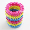 10 PCS Spiked Sensory Decompression Ring Toy Decompression Chain, Random Colour Delivery