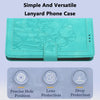 For iPhone XS Max Tulips Embossed Leather Phone Case with Lanyard(Green)