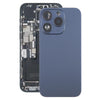 iPhone 15 Pro Back Cover with Camera Lens Cover, MagSafe, Blue