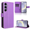 For Samsung Galaxy S24 FE 5G Diamond Texture Leather Phone Case(Purple)
