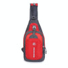 WEIKANI Single Shoulder Diagonal Mini Chest Bag Outdoor Sports Bag(Red)
