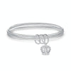 Women Closed Solid Three Rings Bracelet, Size: Z104 58mm