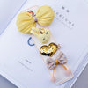 Bowknot Hairpin Sequins Love Hairpin Combo Set Children Hair Accessories Set(Yellow)
