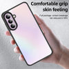 For Samsung Galaxy A56 5G Armor Clear TPU Hybrid PC Phone Case(Matte Black)