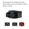 3 PCS Universal Car Intelligent Reverse Connection Lithium Battery Electric Car Mobile Phone Charger, Style:Extended Version White 1A