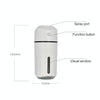 Large Capacity 320ml LED Automatic Humidifier Sprayer, Battery Version(White)