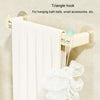 Long Traceless Wall Mounted Bathroom Slipper Rack Drainage Storage Shelf