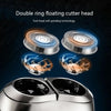 Men Electrical Shaver Portable Mini LED Digital Display Smart Shaving Razor(Bright Silver)