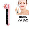 BLK-D919 RF Instrument Facial Vibration Compact Lifting Massager Micro Current Beauty Instrument(Pink)