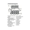 HRD-602 Digital Display FM AM Mini Sports Radio with Step Counting Function (Blue)