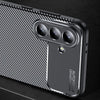 For Samsung Galaxy A56 5G Carbon Fiber Texture Shockproof TPU Phone Case(Black)