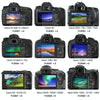 60 PCS PULUZ 2.5D Curved Edge 9H Surface Hardness Tempered Glass Screen Protector Kits for Canon 5D Mark IV / Mark III, Sony RX100 / A7M2 / A7R / A7R2, Nikon D3200 / D3300, Panasonic GH5, DMC-LX100 etc.