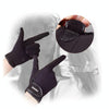 Boodun L281075C Horse Riding Gloves Wear-Resistant Non-Slip Equestrian Gloves, Size: L(Black)